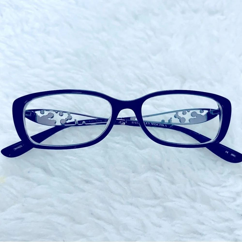 Badgley Mischka 2660 Black Corina Plastic/Metal Eyeglasses Frame Only w/ case